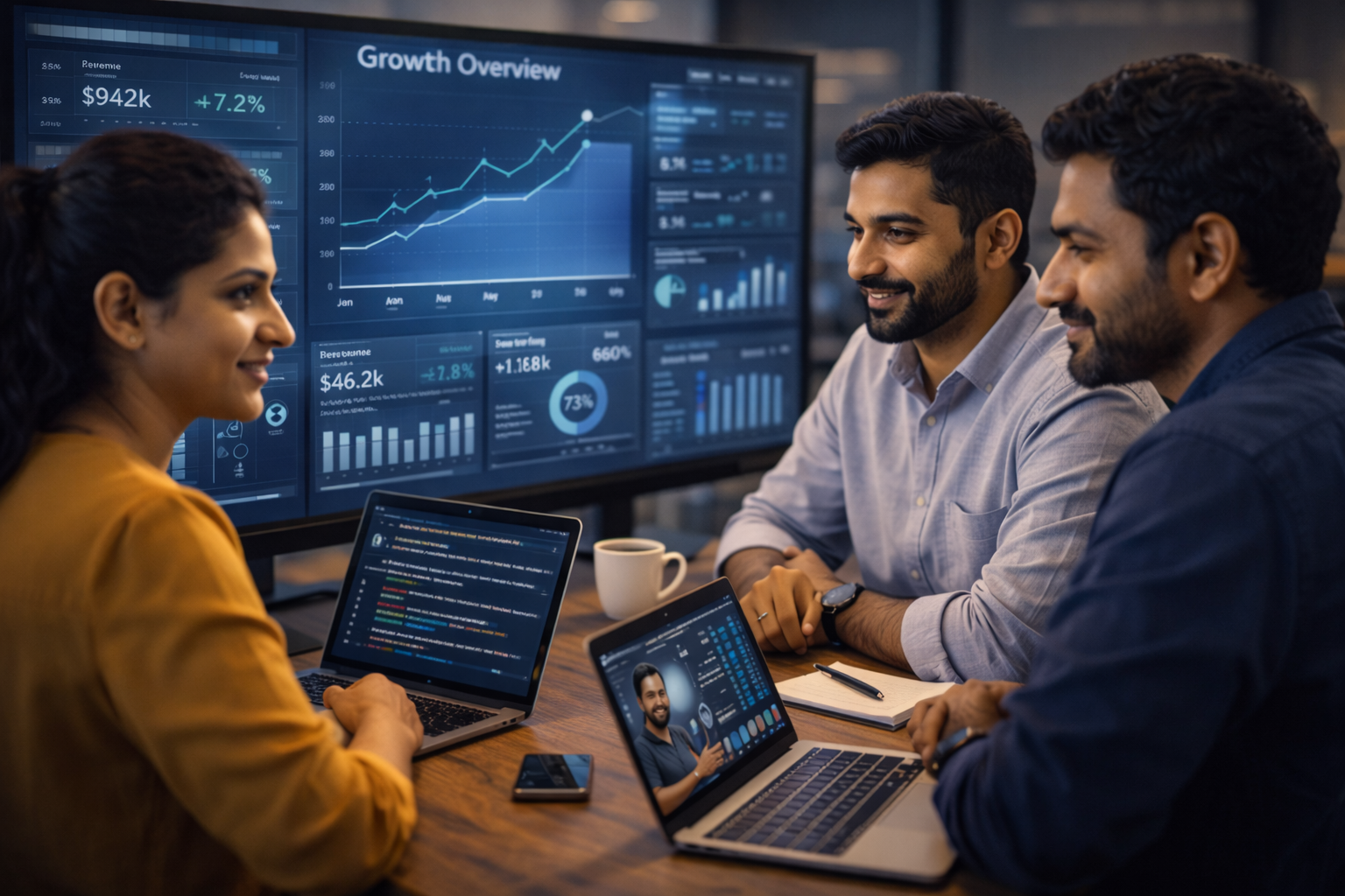 UI/UX design and development project for a Kerala startup